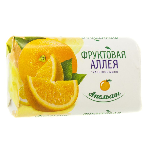 Фруктовая Аллея Туалетное мыло 90гр. Апельсин БХ04041ЭБХ