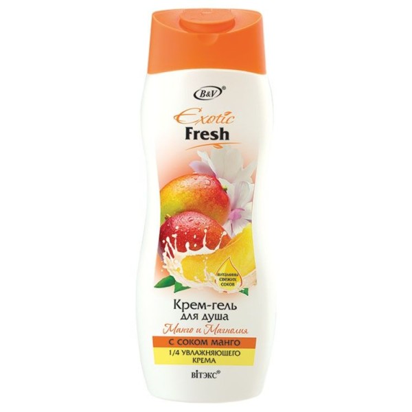 ВИТЭКС EXOTIC FRESH Крем-гель д/душа МАНГО МАГНОЛИЯ 500мл код 01 69 БХ16744БК