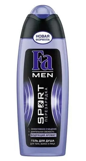 ФА MEN  Перезарядка Душ-гель 250 мл. БХ4016039