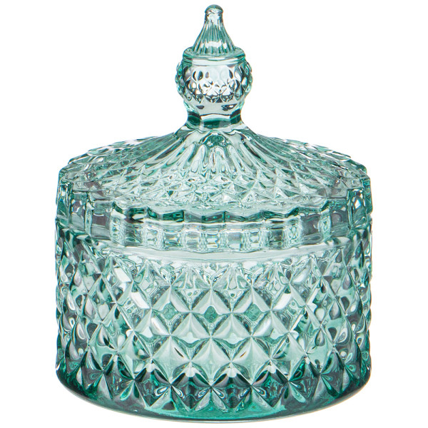 Lefard ЕМКОСТЬ ДЛЯ ХРАНЕНИЯ "DIAMANT MINT" 8,5*8,5*10СМ 355-308