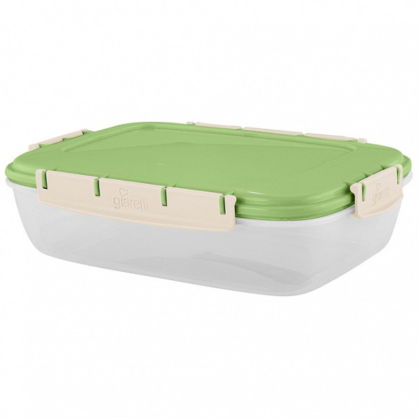 Контейнер для продуктов Sugar&Spice Barberry герметичный 1,3л прямоугольный фисташка SE224610050