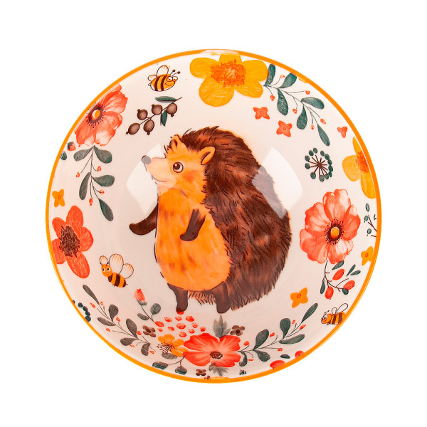 Nouvelle Салатник "Kawaii Forest.Hedgehog" d=16см. v=800мл.(фарфор) 0860412