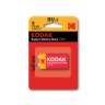 30953437-RU1  Батарейки Kodak 6F22-1BL SUPER HEAVY DUTY Zinc [K9VHZ-1B]