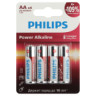 LR6P4B/51  Батарейки Philips LR6P4B/51 АА алкалиновые 1,5v 4 шт. LR6-4BL Power (4/48/144/18432)