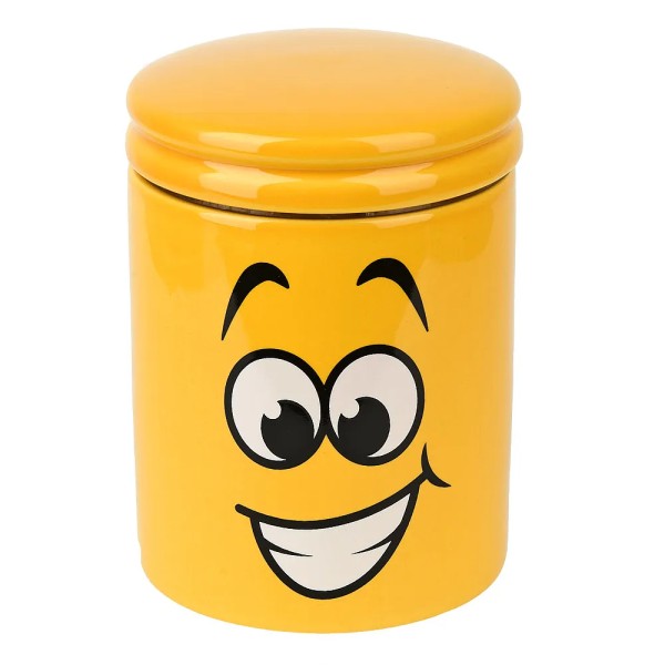 Банка для сыпучих продуктов "Smile" d=10,5см. h=14см. v=630мл. L2520871