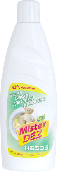 Mister DEZ Eco-Cleaning PROFESSIONAL Жидкое средство для стирки детского белья 1000 мл БХ01224Е