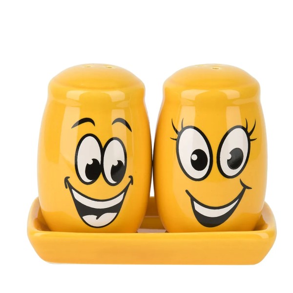 Набор для специй солонка/ перечница "Smile" 11*6*8,5см. L2520868
