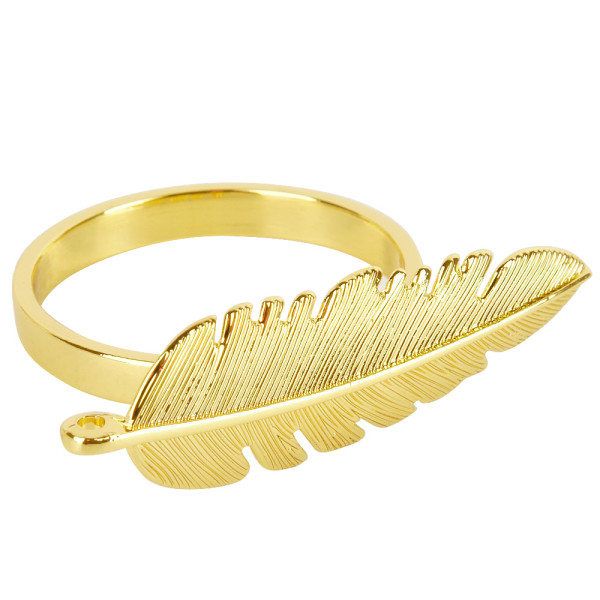 Nouvelle Кольцо для салфеток "Перо" 5,5х2х4см 9903674