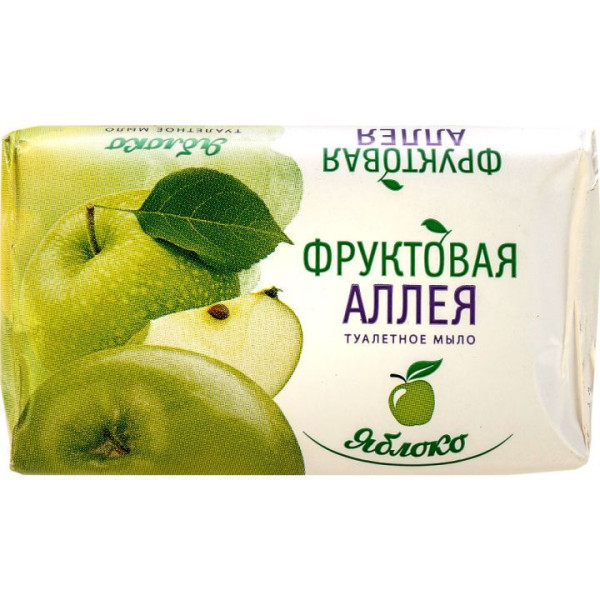 Фруктовая Аллея Туалетное мыло 90гр. Яблоко БХ04058ЭБХ