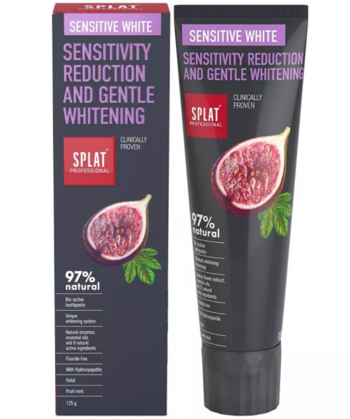 SPLAT Зубная паста Professional Sensitive White 125г БХ4031465