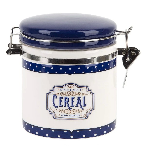 Банка для сыпучих продуктов (клипс) "Gourmet" 11,5х10х11,5см v=480мл L2521080