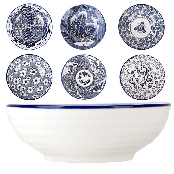 Nouvelle Салатник "Blue Garden" d=13см. v=300мл, в ассорт. 0210056