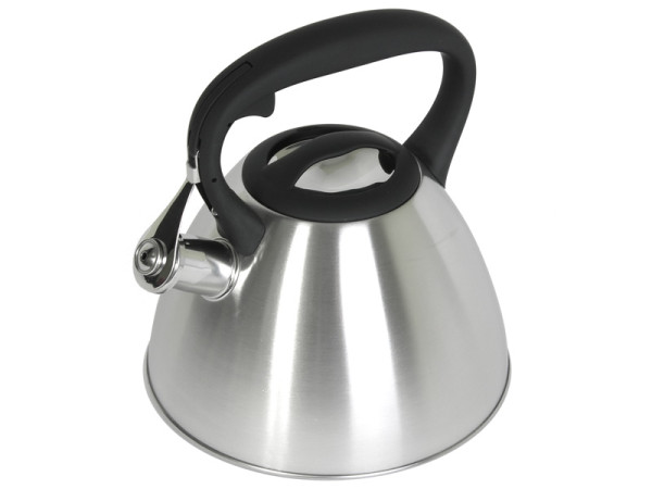 Rainstahl Чайник мет. со свистком 3,5л RS-7694-35/ ручка черного цвета 7694-35 RS