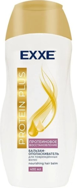 EXXE Бальзам-ополаскиватель PROTEIN PLUS Протеиновое восстановление 400 мл БХС0007231А