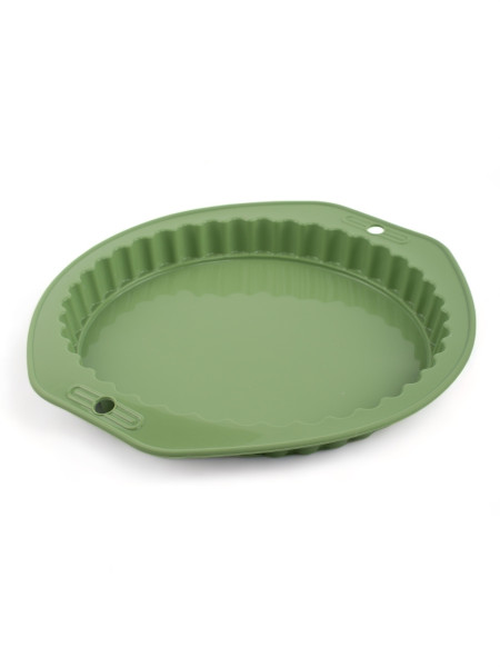Форма для пирога силиконовая OLIVE 27х29см с волнистым краем