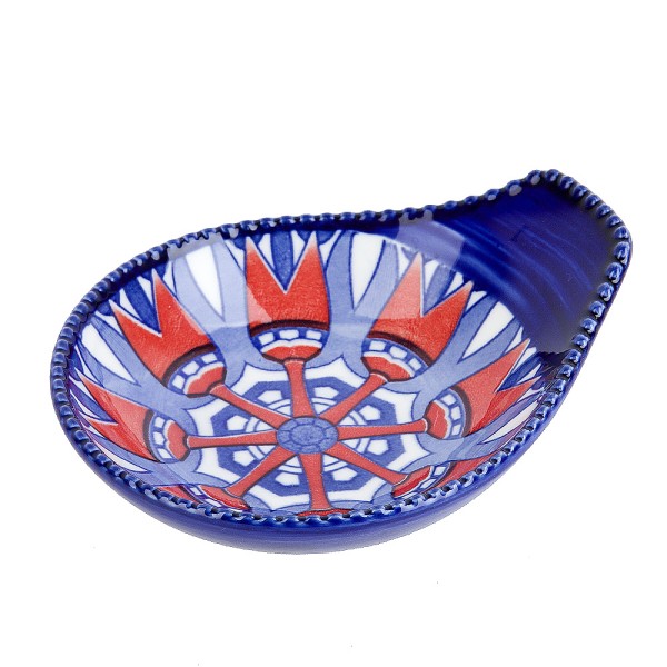 Nouvelle Оливница с ручкой "Arabesque" (синий) 12*10*3см. 0860040