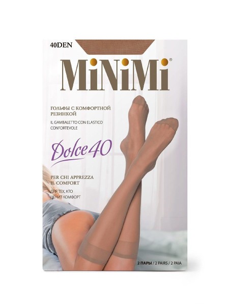 МИНИМИ Гольфы Дольче 40 Caramello (2 пары) *18