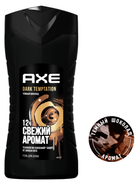 АКС Душ-гель Дарк темптейшин 250 мл 6*12 (шоколад) /252/2016/