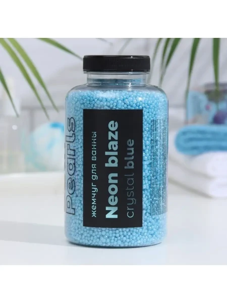 Fabrik Cosmetology ФК Жемчуг для ванны NEON BLAZE «Crystal blue» 320гр. БХ4029430
