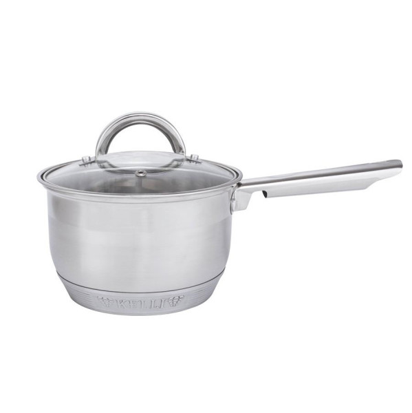 Ковшик из нержавеющей стали 1,5л KL-4711-14 (1х6)