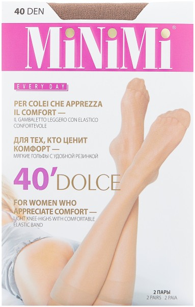 МИНИМИ Гольфы Дольче 40 Daino (2 пары) *18