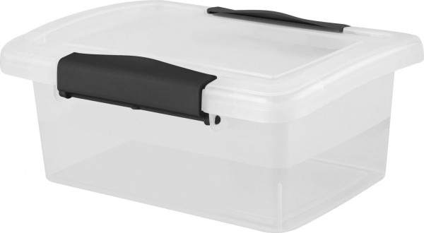 Ящик для хранения Keeplex Vision с защелками 0,85л 16,8х12,5х7,1см прозрачный кристалл KL249111999