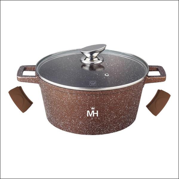 Mercury Кастрюля с крышкой "MercuryHaus" 6,1 л 28*12,5 см MC-1806