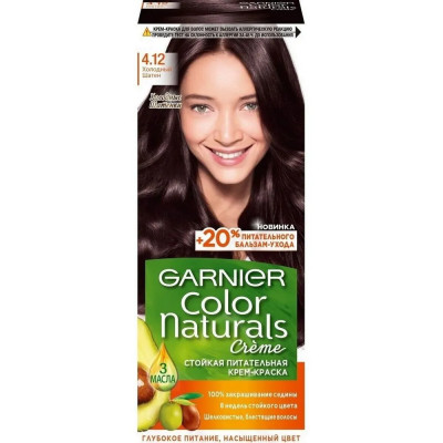 Garnier Color Naturals Крем-краска для волос 110 мл - 4.12 Холодный Шатен *3*12