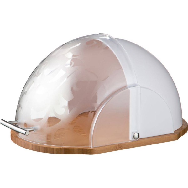 AGNESS ХЛЕБНИЦА ДЕРЕВЯННАЯ С КОМБИНИРОВАННОЙ КРЫШКОЙ 36*26*20 СМ. 938-009
