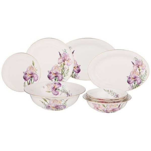 СТОЛОВЫЙ СЕРВИЗ LEFARD "IRISES" НА 6 ПЕР. 23 ПР. 590-471