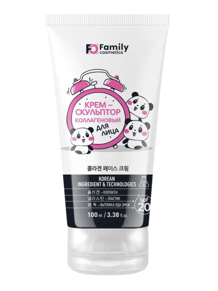 FAMILY COSMETICS ПАНДА Коллагеновый Крем-Скульптор, 100мл, арт. FCFC-502
