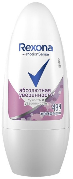 Рексона ЖЕН Абсолютная уверенность део-ролик 50 мл. *6*24*