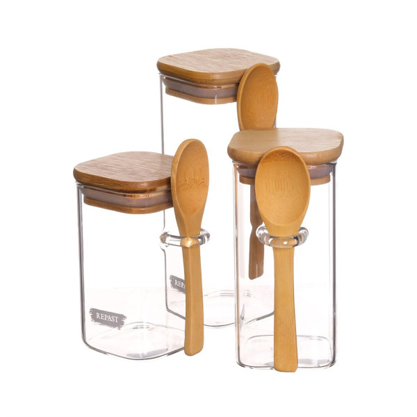 Repast Набор ёмкостей для сыпучих продуктов Comfort 250/300/380 мл (3 шт) GC060815-M3 59617ГЛ