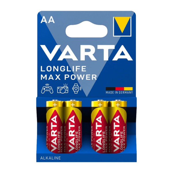 Varta Батарейка LONGLIFE LR6 AA BL 4шт Alkaline 1.5V (4106) (4/80/400) 04706101404