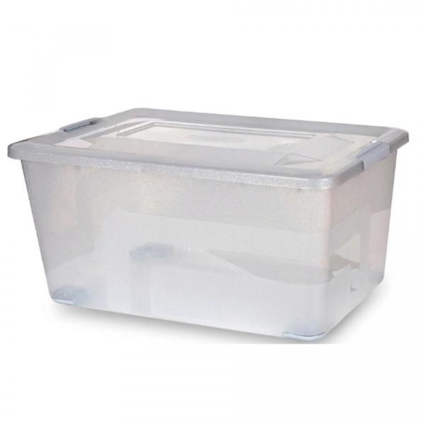Plastic Centre Детский ящик для хранения ANDERSON 40л натуральный с блестками PT6567/РФНАТБЛ-5