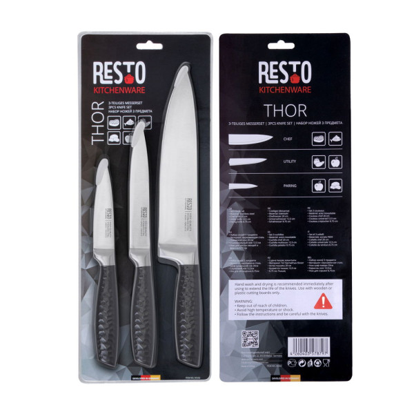 RESTO 95502 Набор ножей, 3 предмета