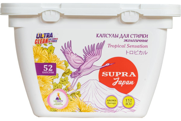 SUPRA Капсулы и таблетки для стирки LB-1303 10 Single Tropic 52шт LB-1303/10
