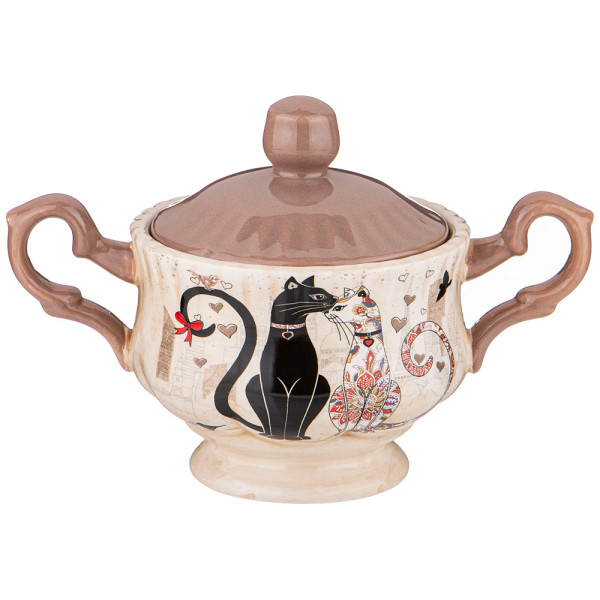 Agness САХАРНИЦА  "ПАРИЖСКИЕ КОТЫ" 19*11*13 СМ 400 МЛ 358-1904