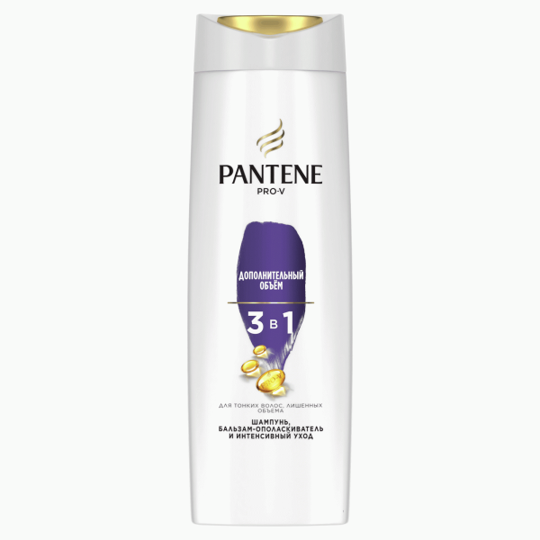 Pantene Шампунь/бальз/инт уход 3в1 Дополнительный объем 360мл БХ81755708А