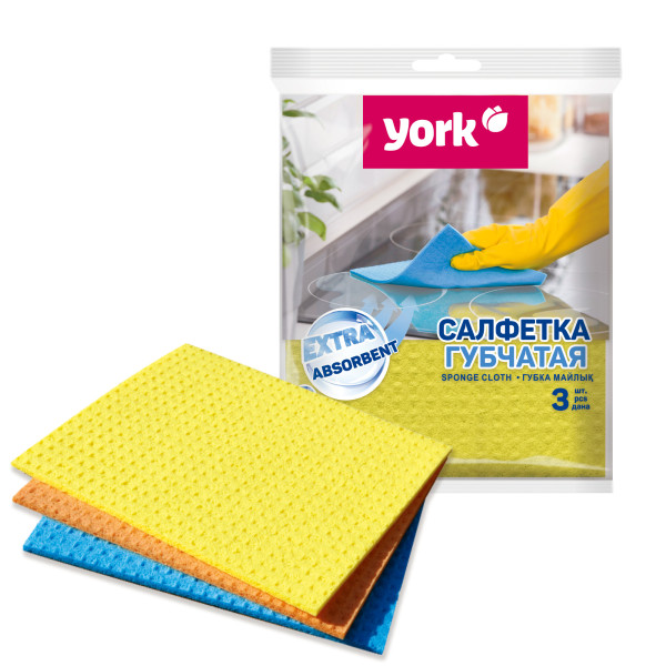 Салфетка YORK губчатая в тубусе 2403Y