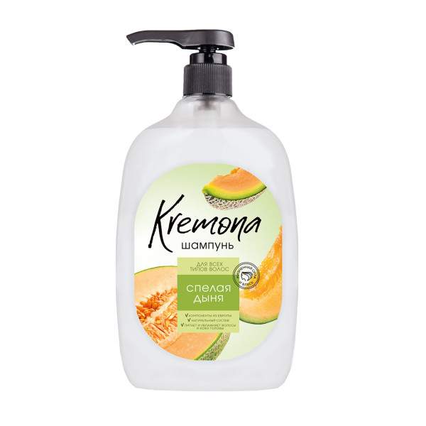 KREMONA Шампунь СПЕЛАЯ ДЫНЯ дозатор, 1 л
