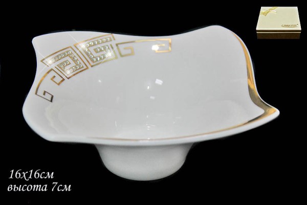Lenardi Салатник 16см GOLD, фарфор 108-033 L