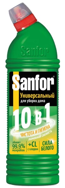 Санфор УНИВЕРСАЛ жид. д/чист.и дезинф.750гр. Лимон *5*15