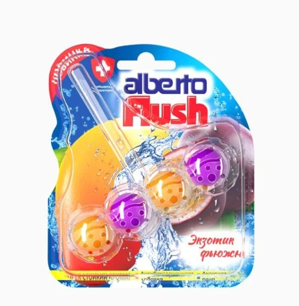 ALBERTO FLUSH (шарики 4-шт) Экзотик Фьюжн 50 г *10