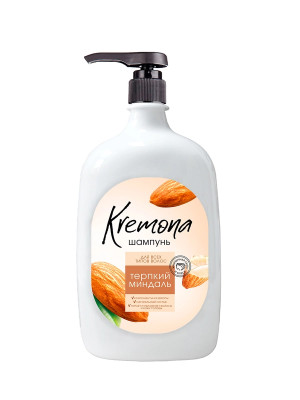 KREMONA Шампунь ТЕРПКИЙ МИНДАЛЬ дозатор, 1 л