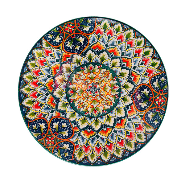 ABC Тарелка "Arabesque" (зеленый) d=21,5см,h=2см 0860211