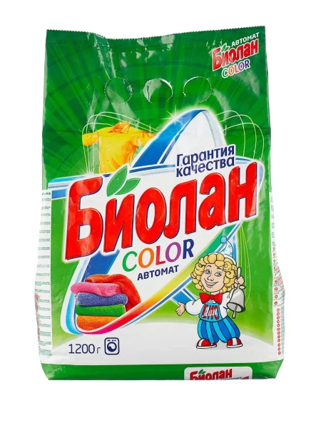 БИОЛАН стир. порошок авт. 1200 г. КОЛОР *1/7