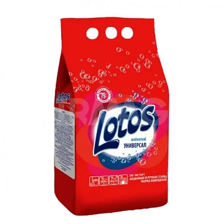 LOTOS стиральный порошок автомат универсал 9кг (красный)