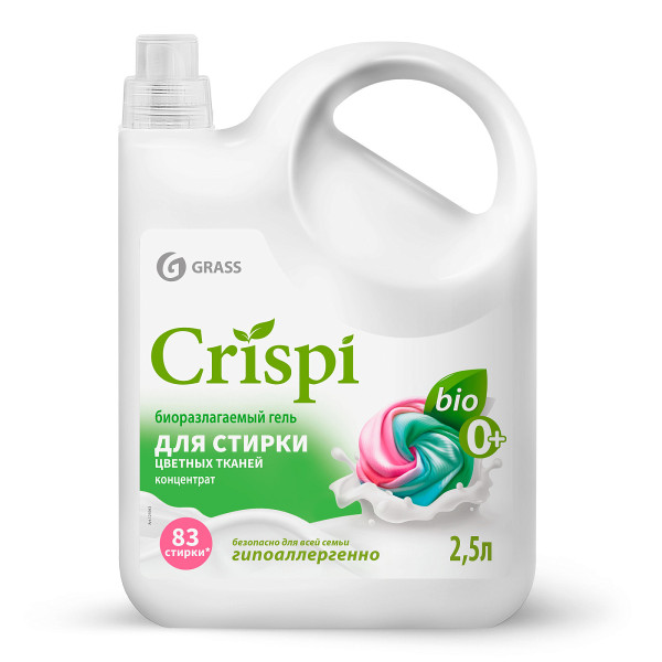 CRISPI ЭКО Средство для для стирки КОЛОР 2,5 л. (канистра) БХ125943Г