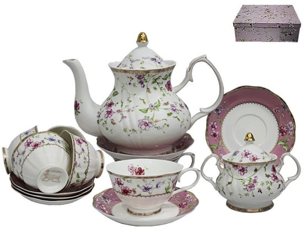 Lenardi Чайный сервиз 16пр. РОЗАЛИ, фарфор 105-087 L